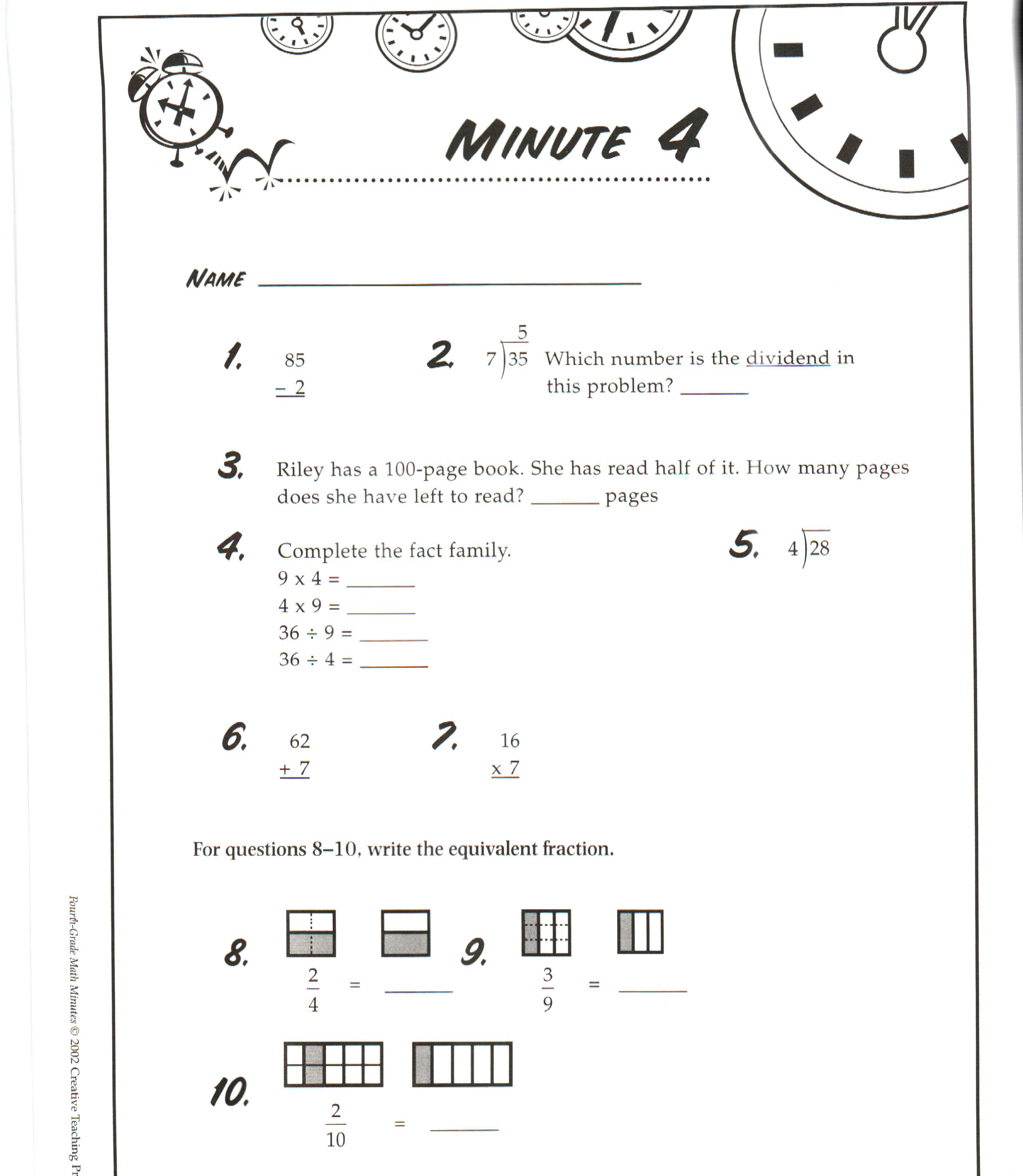 math minutes Gallery